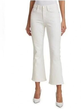 Frame Chrome Le Crop Mini Boot Jeans - Size 27